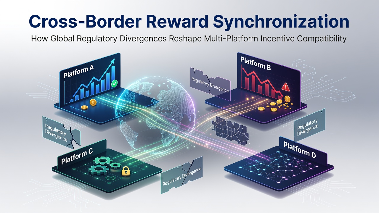 Global map highlighting regulatory differences impacting cross-border gaming reward systems